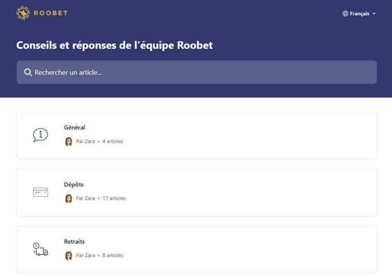 Roobet Casino support client